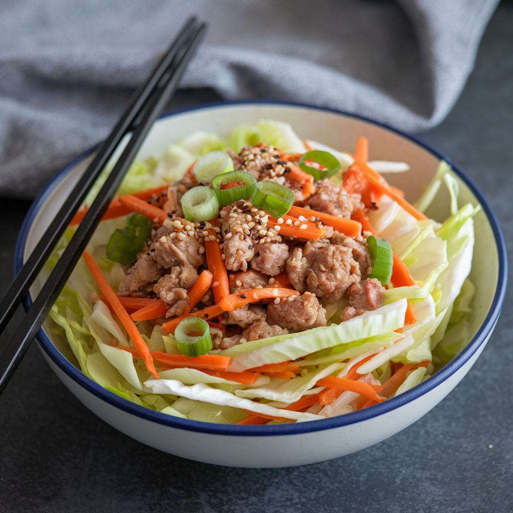 Egg Roll in a Bowl with Ground Turkey (Paleo, Keto, Low-Carb)