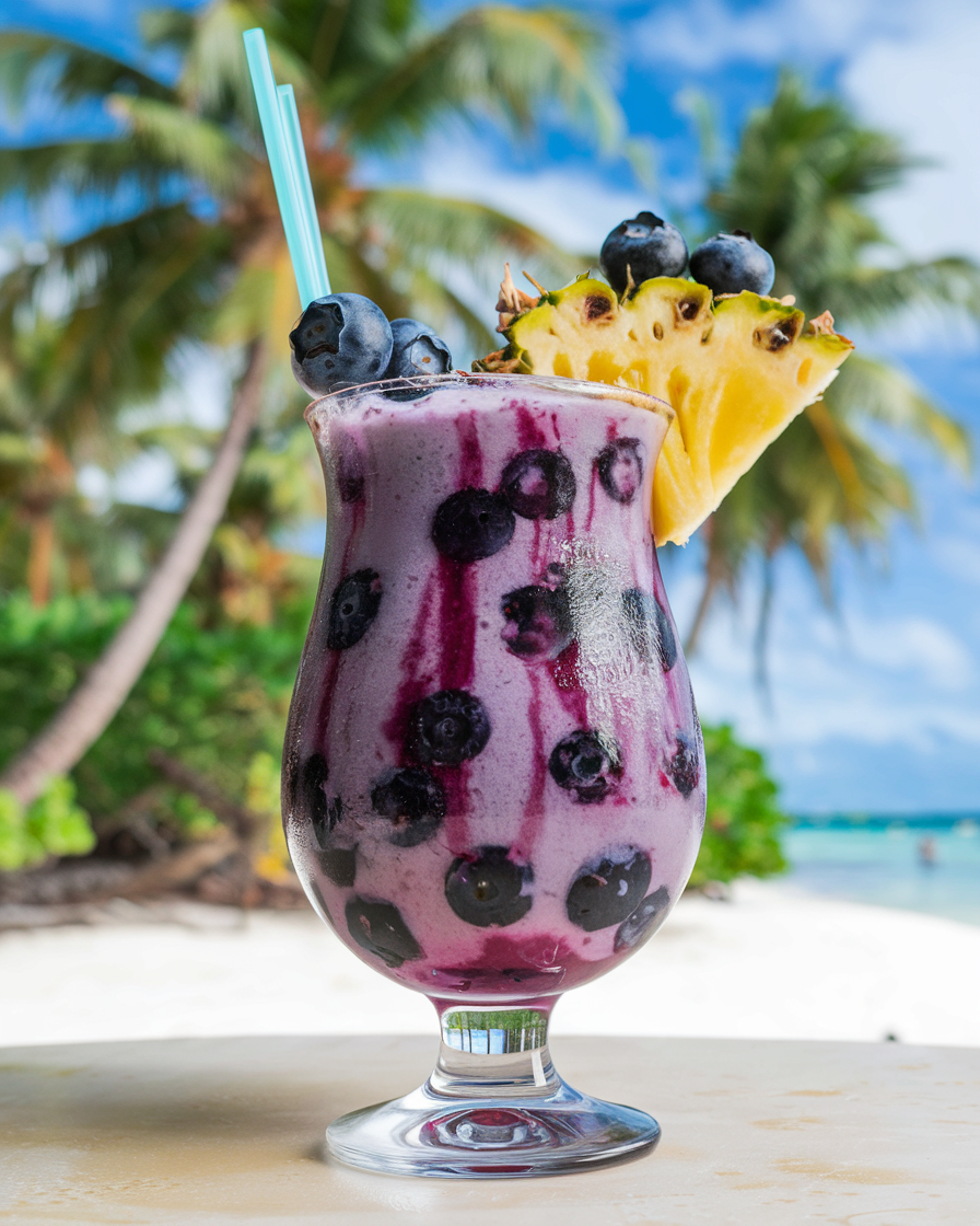 Easy Blueberry Colada recipe